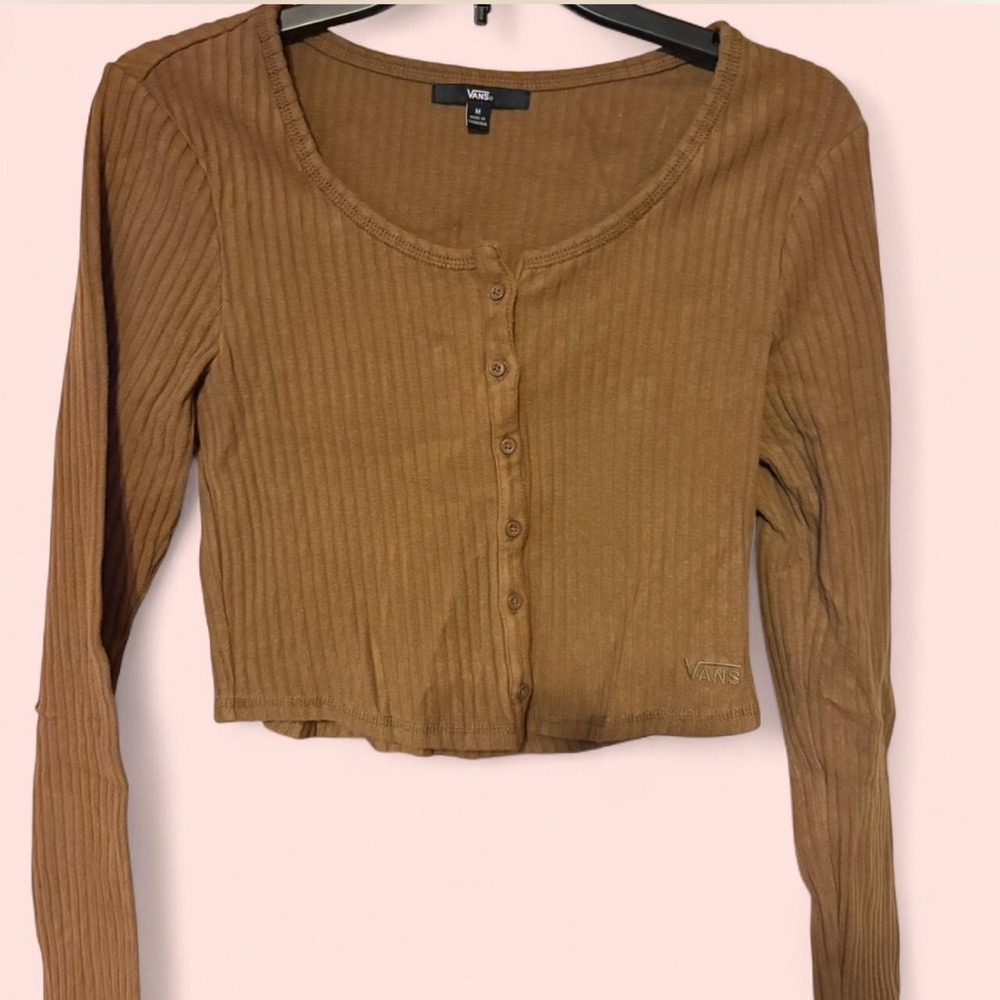Vans Brown Ribbed cardigan